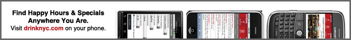 Drink NYC Header ad - mobile app