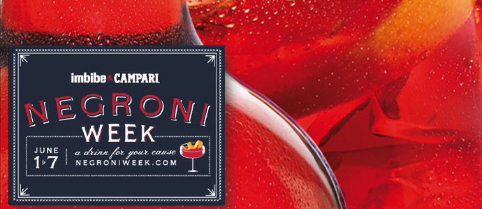 Raise a Glass to a Good Cause During Negroni Week 2015, June 1-7